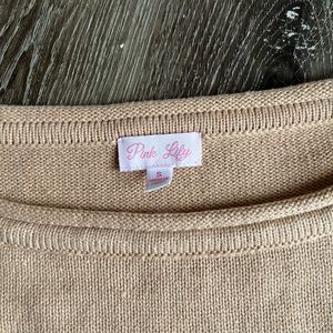 Pink Lily sweater. Size Small. Never worn.